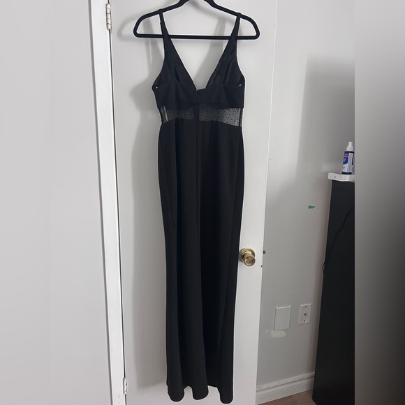 Jules & Cleo Davids Bridal Bridesmaid Semi-Formal Black Dress Size 8 - Picture 9 of 11